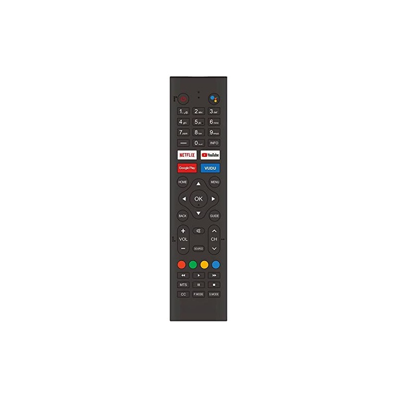 Replacement Remote Control for Sceptre Smart Android TV A322BV-SRC A515CV-UMC