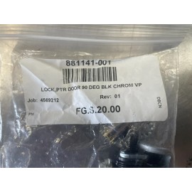 WAYNE 881142-001 PRINTER DOOR LOCK 90 DEGREE BLACK… NEW