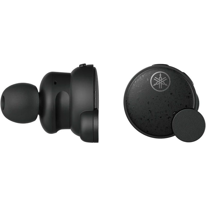 Yamaha TW-E7B True Wireless Active Noise Canceling Earbuds, Black