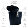 SAFEGO Portable Indoor/Outdoor Lock Box Safe with Key and Combination