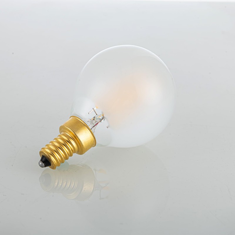 Sunaiony G16.5 Light Bulb 40 Watt Equivalent E12 Candelabra Base