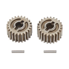 Pwshymi Steel Portal Drive Output Gear, High Strength Wear Resistant RC Car Portal Drive Output Gear Good Machining 2Pcs for Remote Control Car