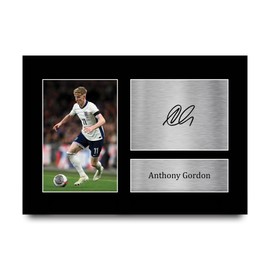 HWC Trading A4 Anthony Gordon England Gifts Printed Signed Autograph Picture for Football Fans and Supporters - A4