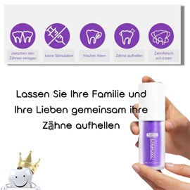 Purple Toothpaste, White Teeth, Purple Teeth Whitening Toothpaste, Purple Teeth Whitening Toothpaste, Purple Toothpaste, White Teeth