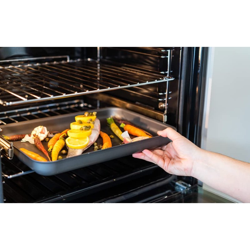 Mermaid 14" Hard Anodised Shallow Roasting Dish - Made in