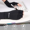 HENOTIC 2 Pairs Copper Arthritis Gloves for Women Men, Fingerless