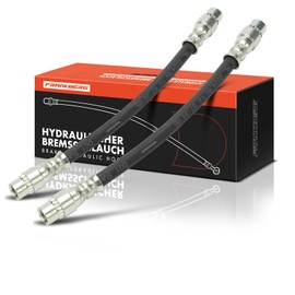 Frankberg 2 x Rear Brake Hose 183 mm Compatible with Talento Bus 296 NV300 Box X82 Primastar Box X83 Vivaro Combi X83 206 CC 2D Replace# 8200695145
