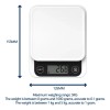 Báscula Nutricional Inteligente Para Cocina 5kg/0,1g Caloría
