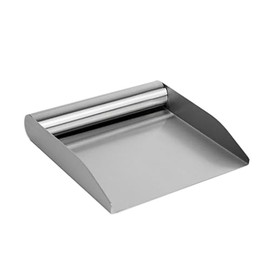 Fox Run - Cuchara de cocina de acero inoxidable, raspador de alimentos y banco de 6 pulgadas | Chop Noodles, Veggies, Dough & More | Stainless Steel B