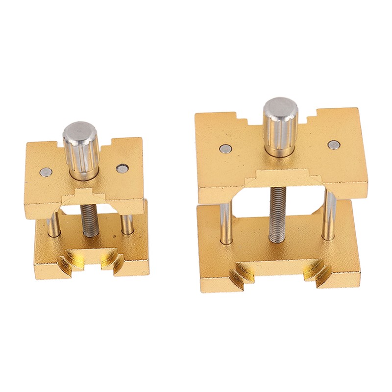 2pcs Movement Holder Aluminum Watch Repairing Movement Fixed Base Tool