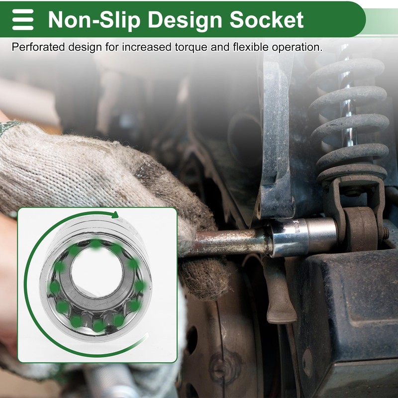 Motoforti Universal Impact Socket Hardware Tool 38mm Durable Chrome Vanadium