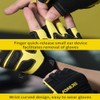 OuniTze (M54) Training Gloves, Fingerless, Fingerless, Men's, Women's, Unisex, Mesh,
