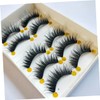 Beavorty 5pairs Cross Thick False Eyelashes Natural Look for Makeup