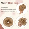Elailite Messy Hair Buns Scrunchy Updo HairPiece Real Remy Human