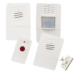 Wireless Chime Bell and Sensor Door Monitor Wireless Chime Bell