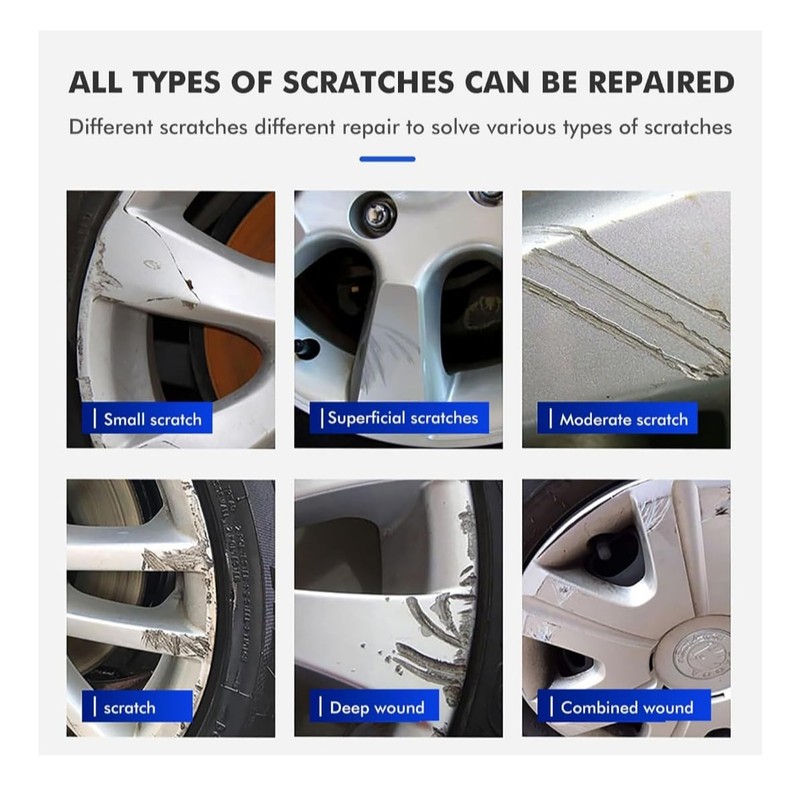 Gloss Black Rim Touch Up Paint, Rim Repair Kit Curb