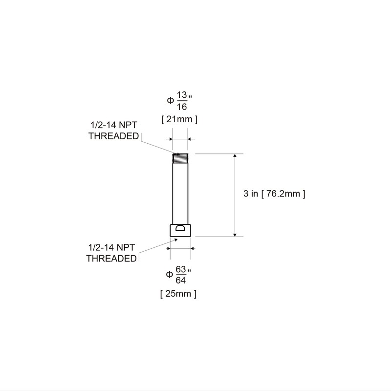OFFO Shower Head Extension Arm, Shower Arm Extension Shower Head