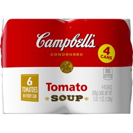 Campbell's Condensed Tomato Soup, 10.75 oz. Can, 4 Count (Pack of 6)
