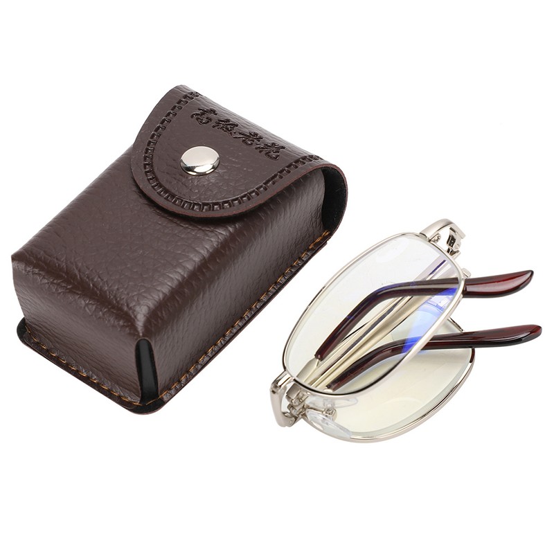 Folding Metal Anti Blue Rays Presbyopic Glasses Visual Fatigue Relief