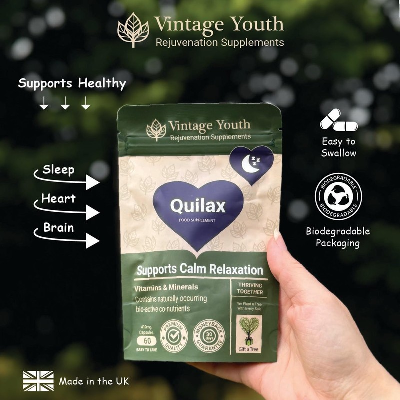 Vintage Youth Quilax Sleep Support Capsules | Deep Sleep &