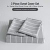 Lekesky Double Duvet Set, Comforter Covers Double 3pc Soft 100%