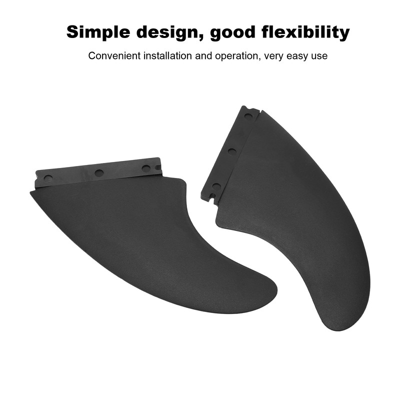 1 Pair of Paddle Board Fins Replacement Windsurfing PVC Surfboard