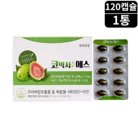 KobaksaS, itchy nose, runny nose, guava leaf extract nutritional supplement, 120 capsules, 1 box, 1 month supply, functional / 코박사에스 코가려움 콧물 구아바잎추출물 영양제 120캡슐 1박스 1개월분 기능성