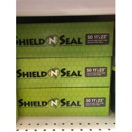 Shield N Seal 11"x23" Vacuum Seal ZIPPER Bags 50pc (BLACK/BLACK, 5mil, SNS2500)
