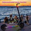 2 Strip Electric LED Music Sync Multicolor Lightning Changing Scooter
