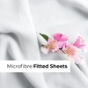 Single Fitted Bed Sheet - Luxury Deep Pocket Single Fitted
