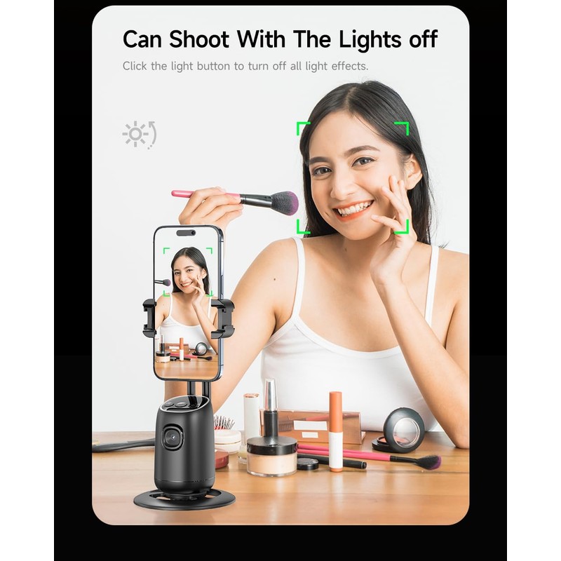 Advanced Technology Auto Face Tracking Tripod 360° Rotation | AI