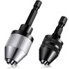 Honoson Keyless Drill Chuck Bit 1/4 Inch Hex Shank Keyless