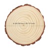 PINGEUI 10 Piece 7-8 Inch Natural Wood Slices, Unfinished Natural