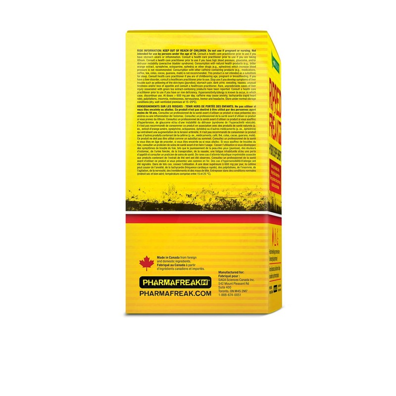 PHARMAFREAK PHARMAFREAK RIPPED FREAK - 60ct - Canada - Metabolism