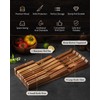 XINZUO In-drawer Knife Block, Natural Acacia Knife Drawer Oganizer, Insert-Kitchen