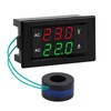 DROK 0.39' LED Multimeter AC 500V 100A Dual Display Voltmeter