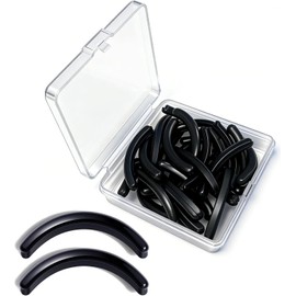 Paquete de 30 almohadillas de rizador de pestañas compatibles con rizador de pestañas de goma de silicona compatibles con rizadores de pestañas de... 