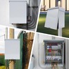 Steel Outdoor Electrical Junction Box, 10 X 8 X 6''