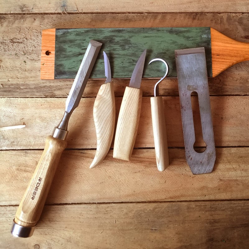 LAVODA Leather Strop with Polishing Compound, Knife Stropping Kit for