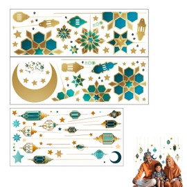 Eid Geschenke für die Kleinen - Ramadan Fensteraufkleber, Ramadan Wanddeko, Buchstaben Aufkleber für Festliche Stimmung & Feier – Eid Mubarak Dekoration und Ramadan Dekoration