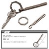 KOYOKOMA Key Ring, Keychain, Hook, Ring, Clip, Titanium Alloy, Keys,