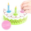 13 Piece Wood Happy Birthday Cake Set| Cake, Candles, Serving