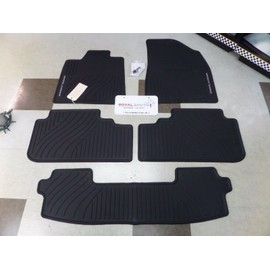 Toyota Highlander 2008-2013 Factory All Weather Rubber Floor Mats w/ 3rd Row OE OEM