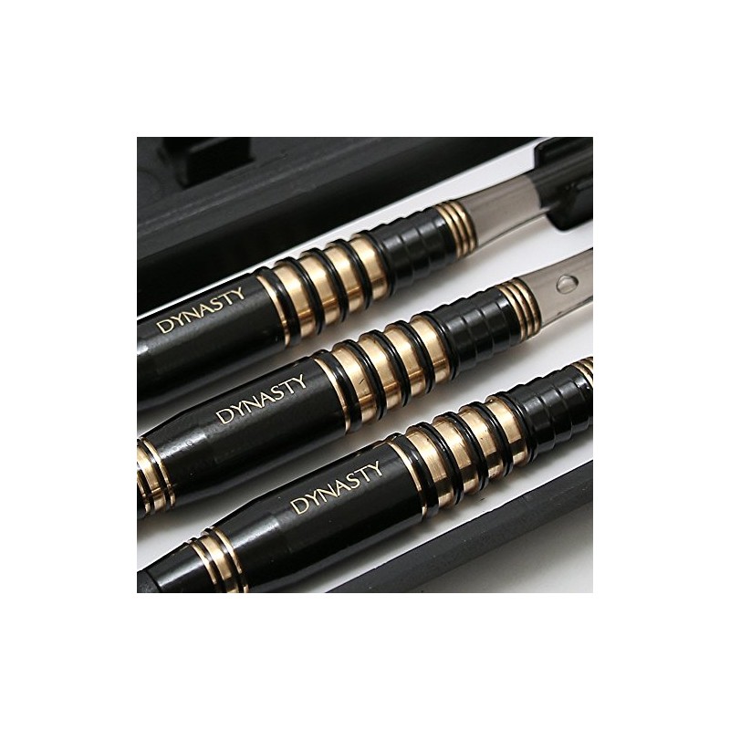 Dynasty 01-31-023 BRASS DARTS SET "SEVEN" (Black)