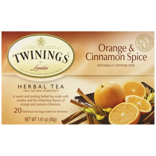 Twinings Orange & Cinnamon Spice Tea - 20 ct (1.41 oz)