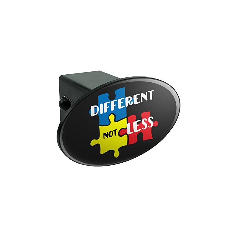 GRAPHICS & MORE Different Not Less Autism Puzzle Pieces Oval