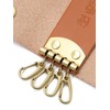 IL BISONTE Key Case, Leather, Genuine Leather, Cowhide, Women's, Men's,