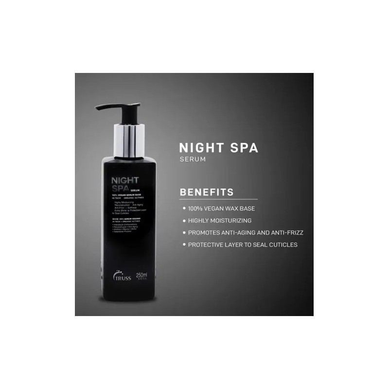 Tratamiento Sellado Y Brillo Truss Night Spa Serum De 250ml