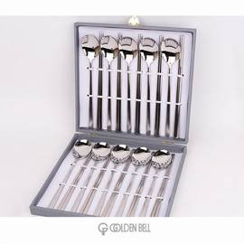 Golden Bell Optima Satin Cutlery Set of 10 / 골든벨 옵티마 샤틴 수저 10벌 세트