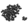 GTOWNWORKS 8 mm Wheel Rim Rivets, 50 Pcs (Black), 8mm/0.31in